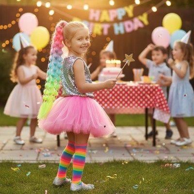 Balon Örgülü Lastikli At Kuyruğu - ACM13