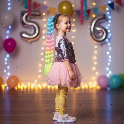 Balon Örgülü Lastikli At Kuyruğu - ACM20