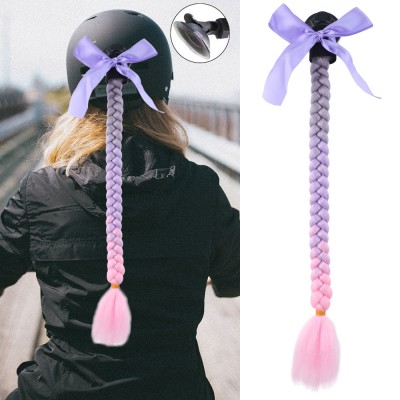 Motosiklet Kaskı Örgülü At Kuyruğu - ACM06