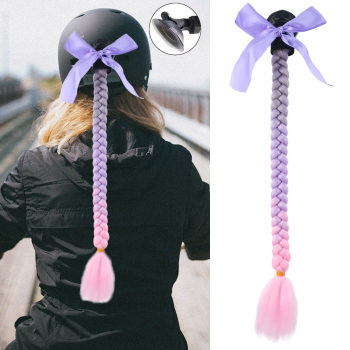 Motosiklet Kaskı Örgülü At Kuyruğu - ACM06