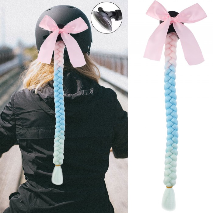 Motosiklet Kaskı Örgülü At Kuyruğu - ACM08