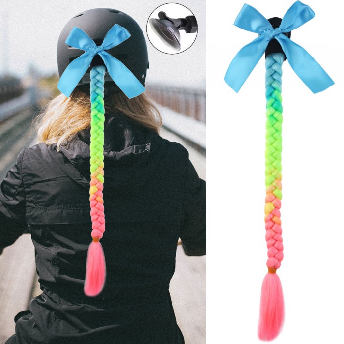 Motosiklet Kaskı Örgülü At Kuyruğu - ACM11