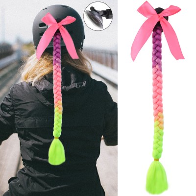 Motosiklet Kaskı Örgülü At Kuyruğu - ACM21