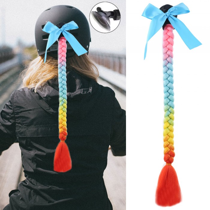 Motosiklet Kaskı Örgülü At Kuyruğu - ACM16