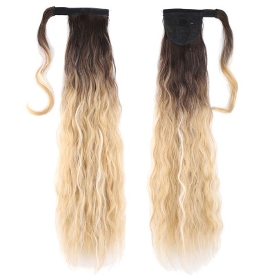 Bağlamalı Kabarık Dalgalı At Kuyruğu - Kahve / Bal Köpüğü Ombre ve Platin Işıltılı Bağlamalı Kabarık Dalgalı At Kuyruğu - Kahve / Bal Köpüğü Ombre ve Platin Işıltılı