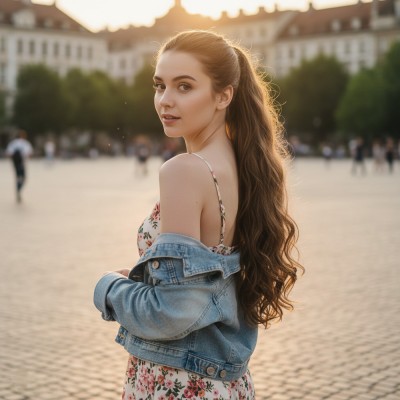 Bağlamalı Dalgalı At Kuyruğu - Kumral