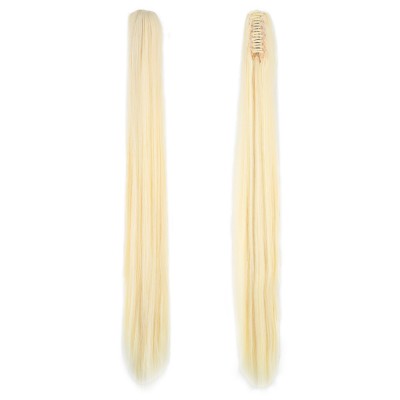 Tokalı Düz At Kuyruğu - Açık Platin