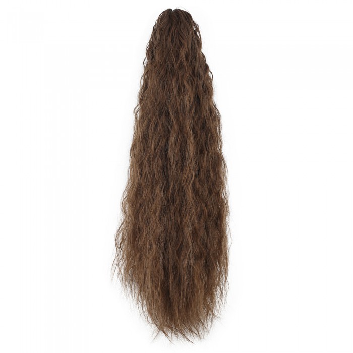 Tokalı Kabarık Dalgalı At Kuyruğu - Kumral