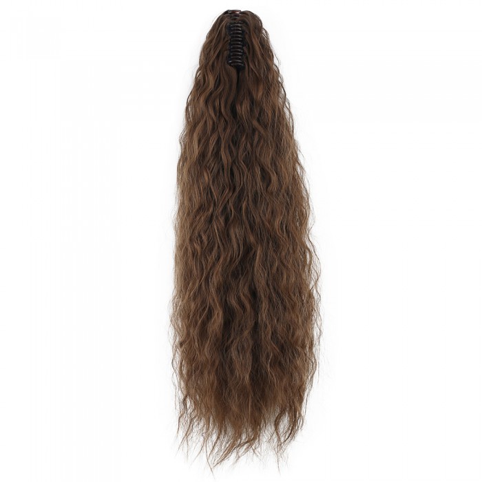 Tokalı Kabarık Dalgalı At Kuyruğu - Kumral