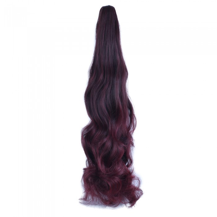 Tokalı Dalgalı At Kuyruğu - Koyu Kızıl