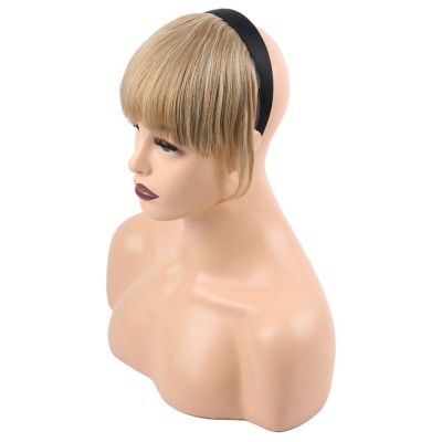 Taçlı Fiber Sentetik Perçem - Karamel Platin Röfleli Taçlı Fiber Sentetik Perçem - Karamel Platin Röfleli