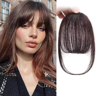 Fiber Sentetik İnce Perçem - Kahverengi