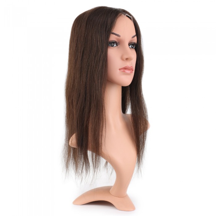 Ön Kısmı Ekstra Tül Koyu Kestane Baby Taban Tepelik - 13x14cm