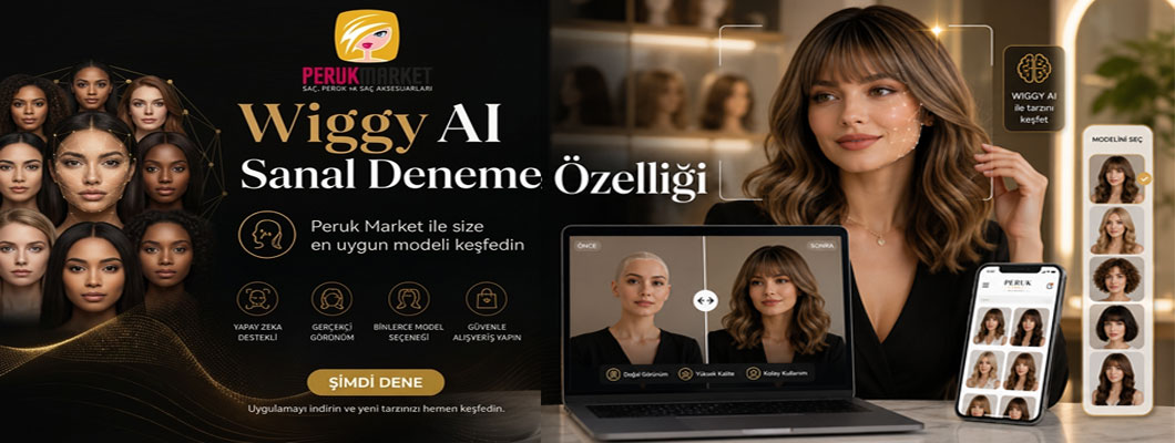 Peruk Market Wiggy AI Sanal Deneme Özelliği Nedir? Peruk Market Wiggy AI Sanal Deneme Özelliği Nedir?